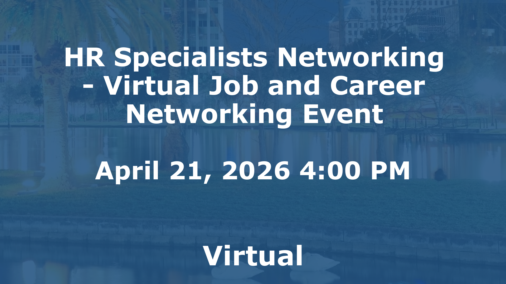 HR Specialists Networking - Virtual Job and Career Networking Event event image